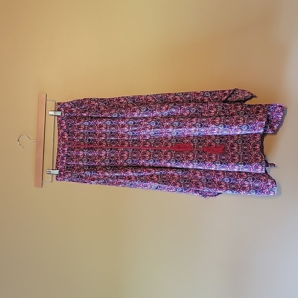 Hollister Aztec Tribal long hippie skirt